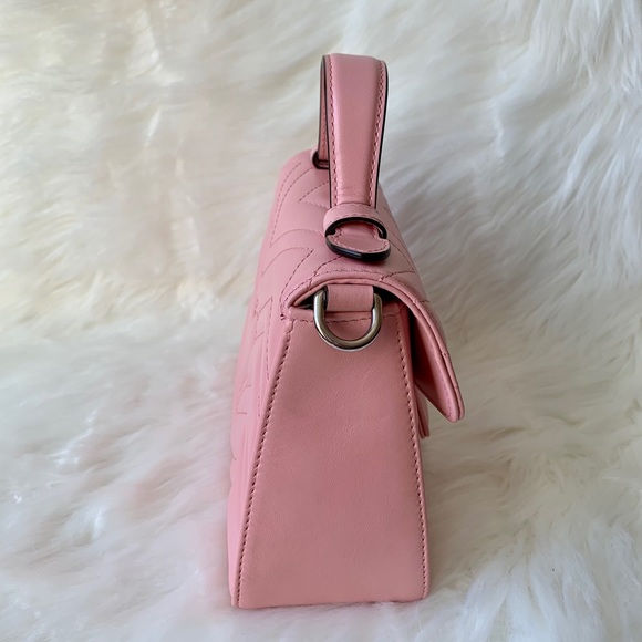 Gucci Pastel Pink Mini Marmont Tote - Picture 6 of 16